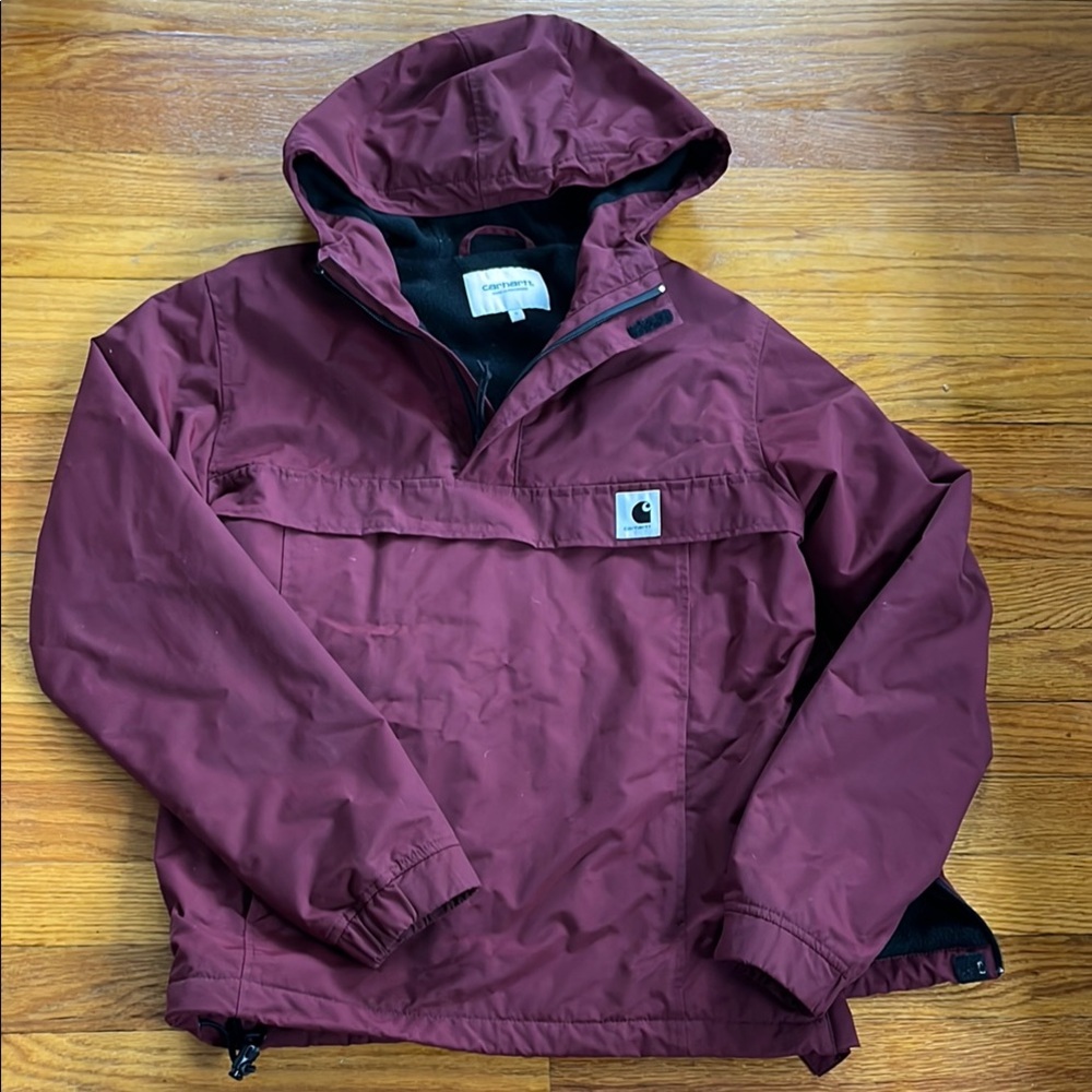 Carhartt Burgundy Hooded Jacket